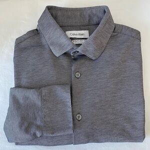 Calvin Klein X extra-slim Wicking/Stretch shirt Sz S